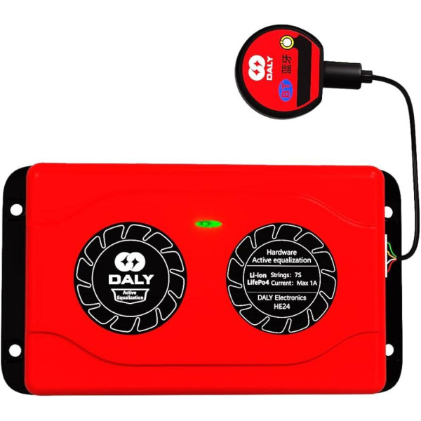 Активний балансир Daly для 7S акумуляторів 1А з Bluetooth для Li-Ion LiFePo4