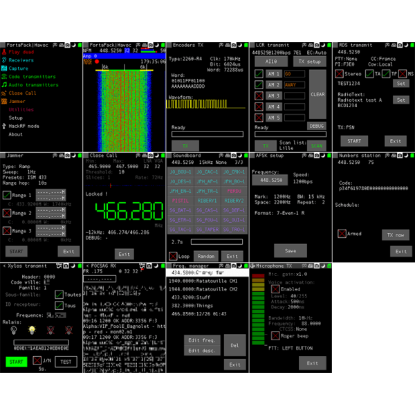SDR радіостанція РЕБ HackRF One Portapack H2 6 антен, 1МГц 6ГГц в наявності.